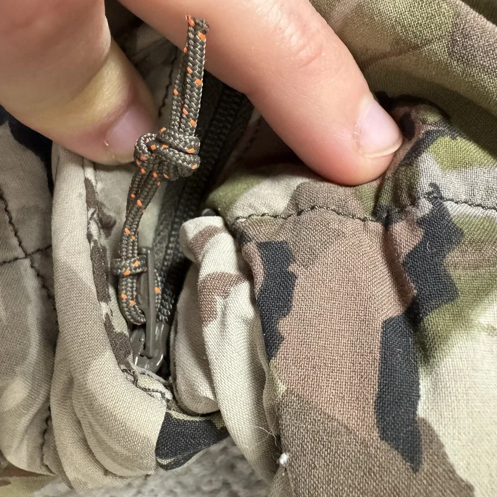 Under Armour Ridge Reaper 23 2-in-1 Jacket Medium Camo Hunting Removable Sleeves - Picture 14 of 15